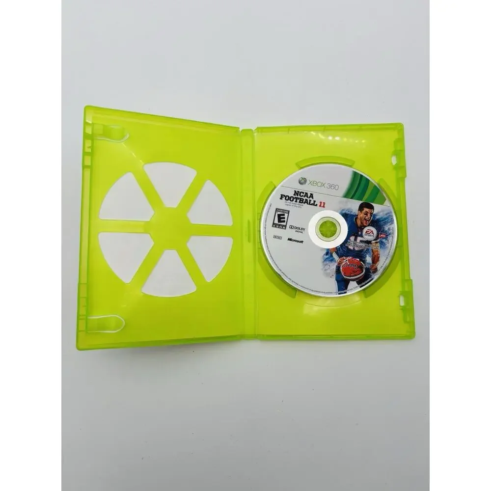 NCAA Football 11 (Microsoft Xbox 360, 2010) CIB Tested Working VG Cond Complete
